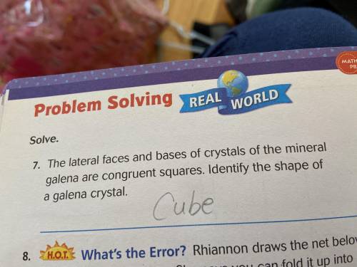 Would the answer be a cube