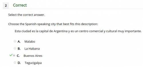 Select the correct answer. Choose the Spanish-speaking city that best fits this description: Esta ci