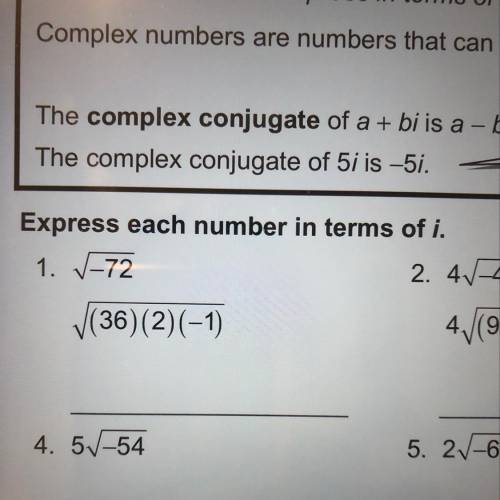 I need help for #1 (an explanation would be great too).