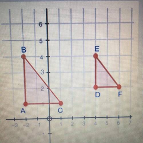Triangle ABC is similar to triangle DEF. Using the image below, prove that lines BC and EF have the