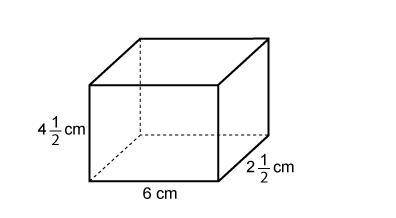 What is the volume of the prism? Enter your answer in the box as a mixed number in simplest form. __