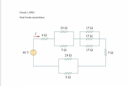 How to find l in the following circuit below
