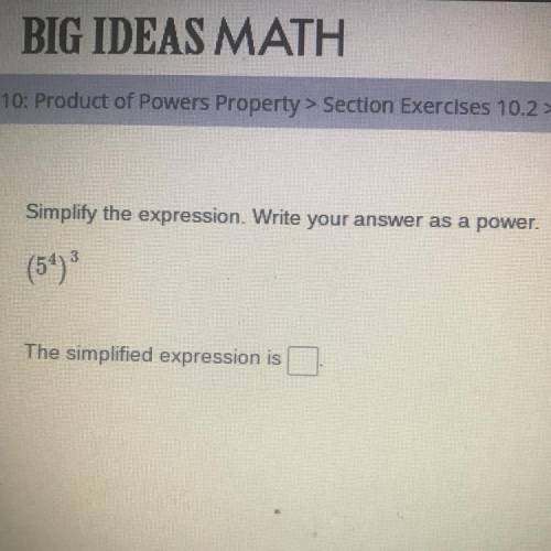 How would I solve this using product of powers property?