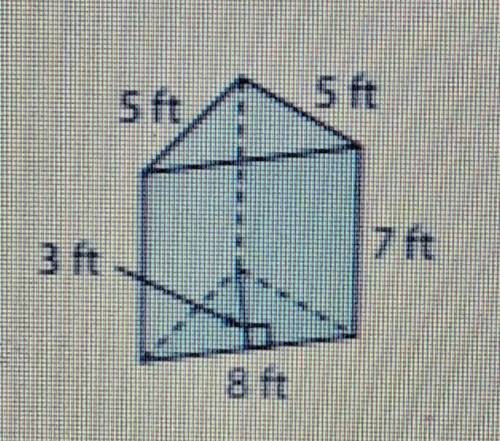 7. Find the surface area of the following solid figure.O150 ftO250 ftO350 ftw0 440 ft