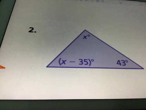 Find the value of x. Please help