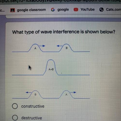 What type of interference is shown below