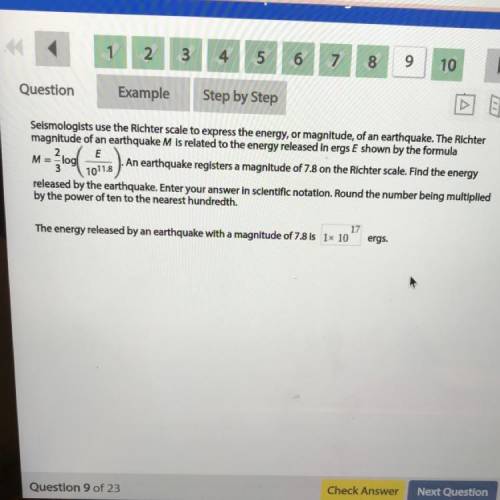 I got 1x10^17 but it said that it is wrong, can someone explain this problem to me?