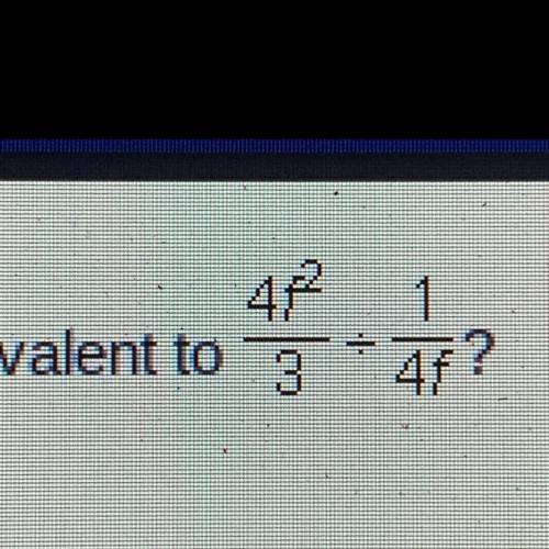 Is the answer 3/f? Trying to solve equations