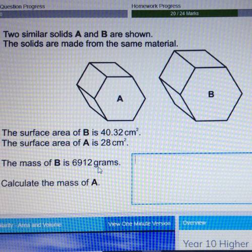 Please help! This is a similar shape question