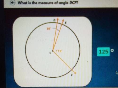 What is the measure of angle DCR