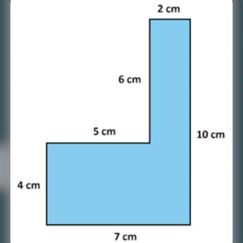 Find the area of the composite figure. A) 32 cm2  B) 40 cm2  C) 48 cm2  D) 56 cm2