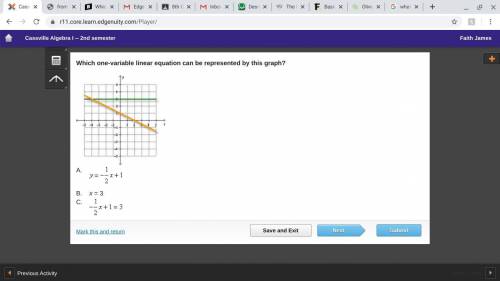 Can someone explain to me what it means by Which one-variable linear equation can be represented by