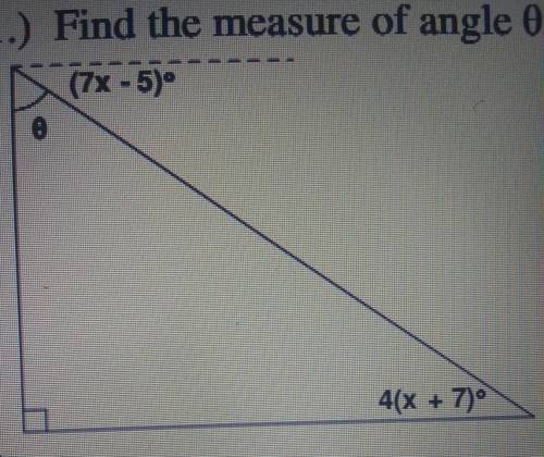 Find the measure of angle