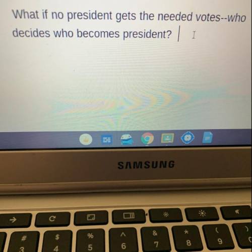What if the president does not get the needed votes, who decides who becomes president?