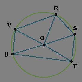 In circle Q, ∠RQS ≅ ∠SQT. Which statement must be true? Arc R T ≅ Arc U T ∠RQT ≅ ∠RST RQ ⊥ QT RS ≅ S
