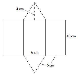 Find the surface area for the following net.I'm stuck help please