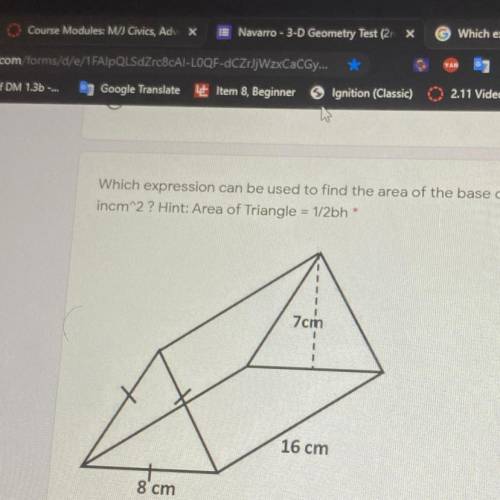 Using the photo above:what is the surface area of the rectangular prism