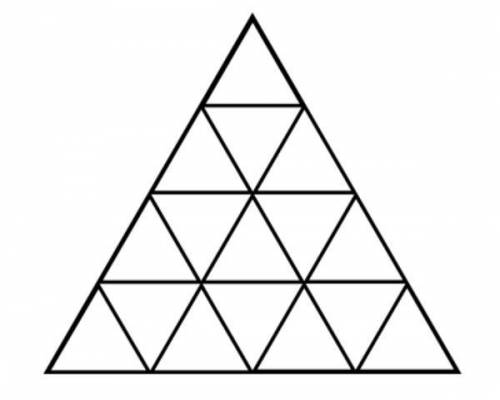 How many triangles do you see? If you get it right, you get brainliest!