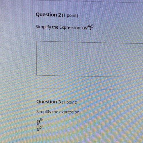 Question 2 and 3, if u just feel like answering one that’s okay