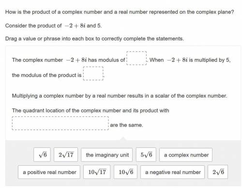 How is the product of a complex number and a real number represented on the complex plane? Consider