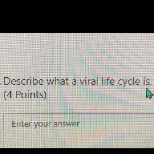 Describe what a viral life cycle is