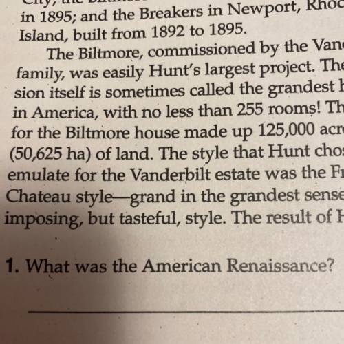 What was the American renaissance