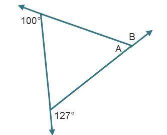 Follow these steps to apply what you have learned about the angles of a triangle. Find m∠B : 100° +