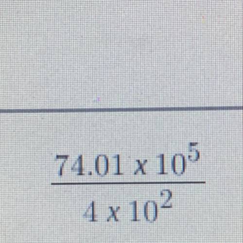 Can you help me with this question. I have to put it into scientific notation