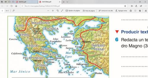 Con la ayuda del mapa haz una redaccion sobre el relieve de la Grecia Antigua,URGENTE porfavor