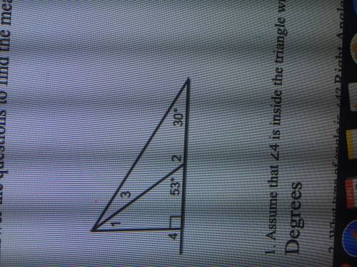 What is the measure of angle 2 write an equation showing how you found angle 2 what is the measure o