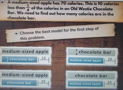 A medium-sized apple has 70 calories. This is 10 calories less than 1/4 of the calories in an Old We