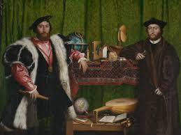 Based on the painting, which best states how Holbein contributed to the Northern Renaissance?