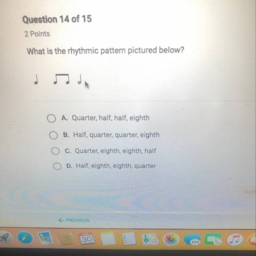 What is the rhythmic pattern pictured below?