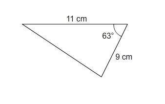 What is the area of this triangle? Enter your answer as a decimal in the box. Round only your final