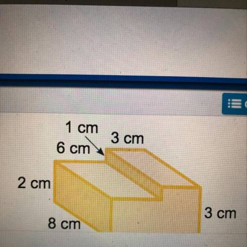 Find the volume of the solid figure ( there is a 9cm at the bottom)