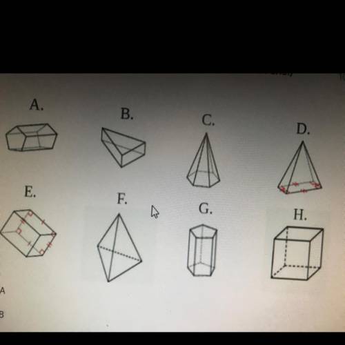 Which ones are prisms?