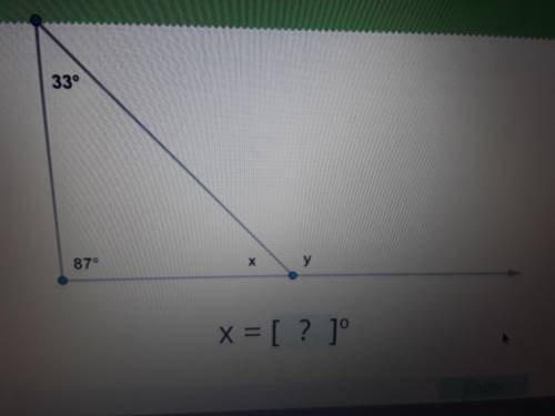 Help me please. What does x equal