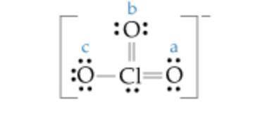 Calculate the formal charge on the chlorine (Cl) atom in a chlorite atom