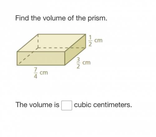 So how do i find the volume of this shape in cubic centimeters