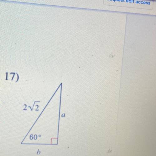 What’s the solution to this special right triangles?