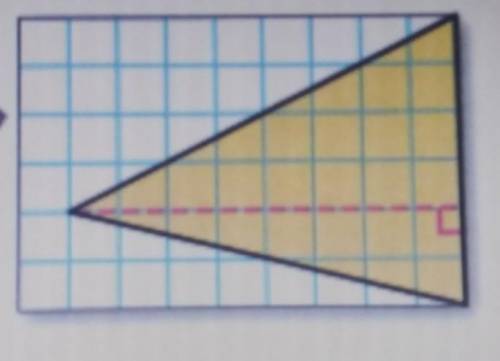 Determine the area of the triangle.i need help asap...!