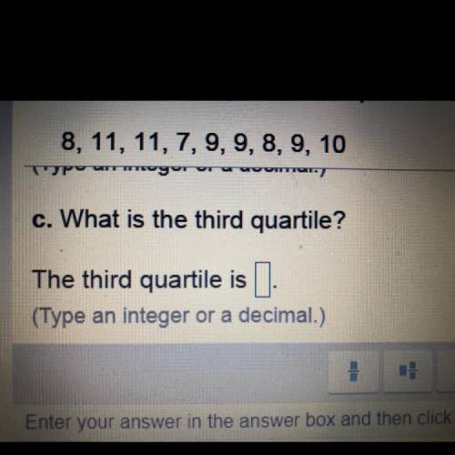 What is the 3rd quartile