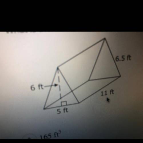 What is the volume of this triangular right prism?