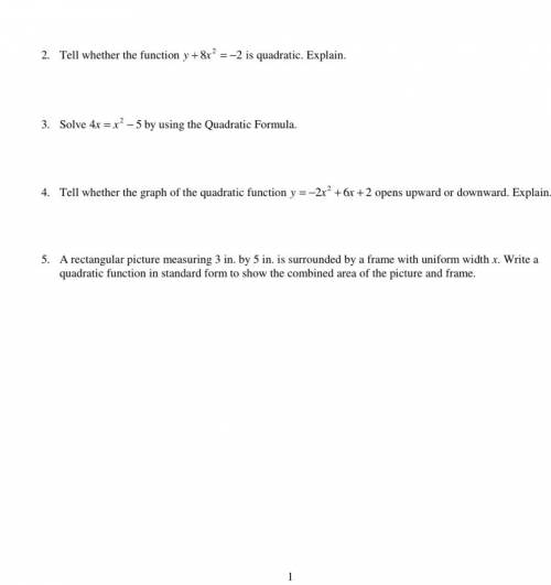 I need help finding out the answers to these 4 questions