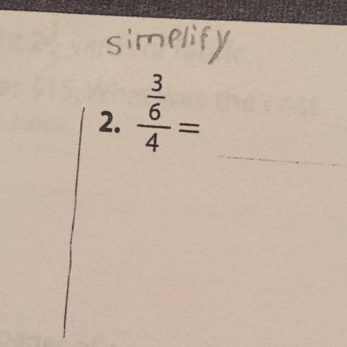 Plz simplify this complex fraction