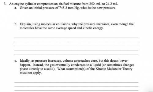 CHEMISTRY HELP NEEDED: question below! please answer all parts.