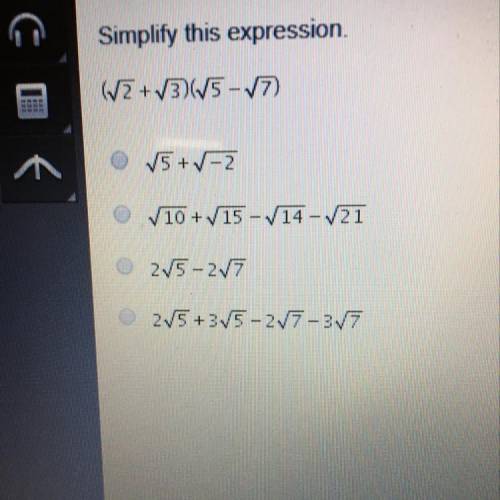 Simplify this expression