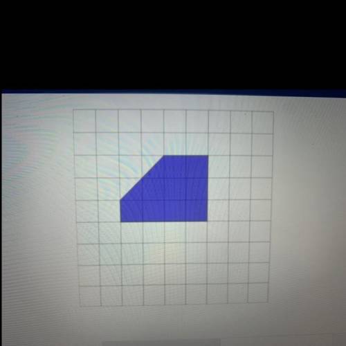 Each square in the grid is a unit square with an area of 1 square unit. What is the area of the figu