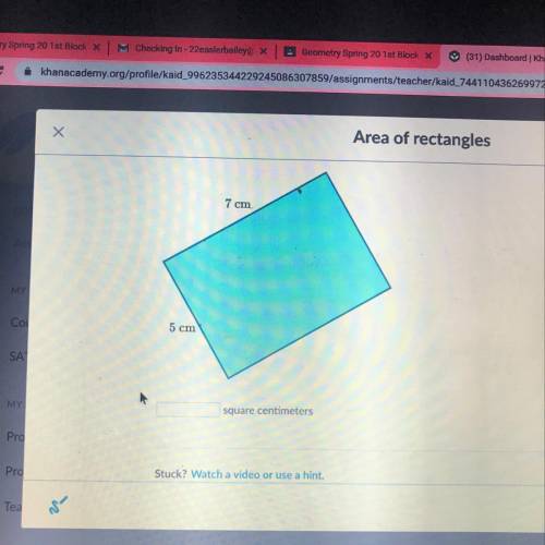 What is the area of this triangle ?!