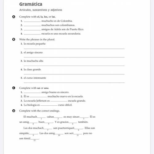 Can you help me with Spanish??(20points)